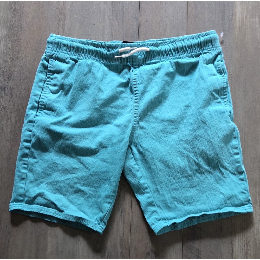 Red Rhino Turquoise Blue Canvas Shorts Men L